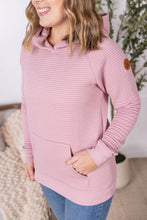 Load image into Gallery viewer, Tatum Textured Pullover Hoodie - Rose