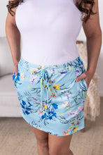Load image into Gallery viewer, Sienna Skort - Light Blue Floral Bliss