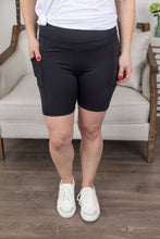 Load image into Gallery viewer, Athleisure Shorts - Black