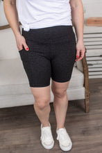 Load image into Gallery viewer, Athleisure Shorts - Black Leopard