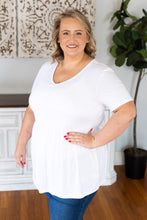 Load image into Gallery viewer, Sarah Ruffle Top - White