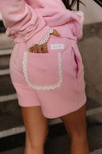 Load image into Gallery viewer, Comfort Zone Shorts - Bubblegum Lace