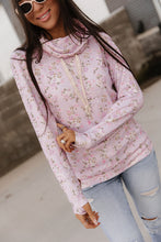 Load image into Gallery viewer, CowlNeck Sweatshirt - Lavender Rose