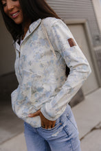 Load image into Gallery viewer, FullZip Sweatshirt - Blue Ribbon Blooms
