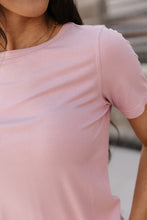 Load image into Gallery viewer, Ribbed Lulu Tee - Blush