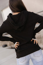 Load image into Gallery viewer, Henley Hoodie - Midnight Lace