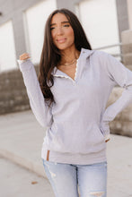 Load image into Gallery viewer, Henley Hoodie - Skyline Lace
