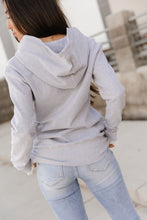 Load image into Gallery viewer, Henley Hoodie - Skyline Lace