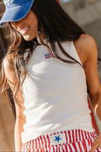 Load image into Gallery viewer, Ribbed Tank - Star Spangled Sweetheart
