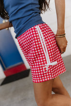 Load image into Gallery viewer, Scuba Shorts - Cherry Pie Plaid