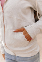 Load image into Gallery viewer, FullZip Sweatshirt - Blossom Bliss