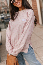 Load image into Gallery viewer, University SideSlit Pullover - Tea Rose