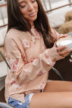 Load image into Gallery viewer, University SideSlit Pullover - Peachy Petals
