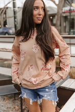 Load image into Gallery viewer, University SideSlit Pullover - Peachy Petals