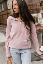 Load image into Gallery viewer, HalfZip Sweatshirt - Lilac Dreams
