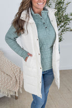 Load image into Gallery viewer, Harlow Long Vest - Cream