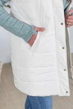 Load image into Gallery viewer, Harlow Long Vest - Cream