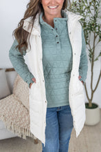 Load image into Gallery viewer, Harlow Long Vest - Cream