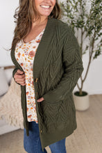 Load image into Gallery viewer, Brooks Button Sweater Cardigan - Olive
