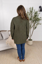 Load image into Gallery viewer, Brooks Button Sweater Cardigan - Olive
