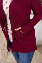 Load image into Gallery viewer, Cori Cardigan - Burgundy