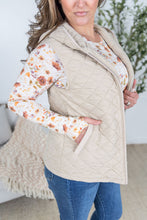 Load image into Gallery viewer, Heather Hooded Vest - Beige