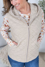 Load image into Gallery viewer, Heather Hooded Vest - Beige