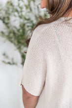 Load image into Gallery viewer, Hallie Open Knit Top - Cream