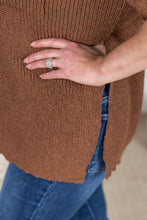 Load image into Gallery viewer, Annie Open Knit Top - Brown