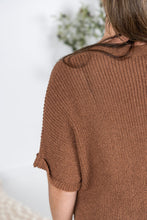 Load image into Gallery viewer, Annie Open Knit Top - Brown