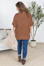 Load image into Gallery viewer, Annie Open Knit Top - Brown