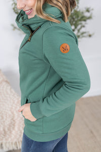 Quinn ZipUp Cowl - Fern