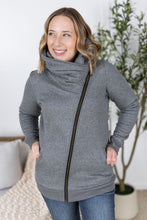 Load image into Gallery viewer, Quinn ZipUp Cowl - Charcoal