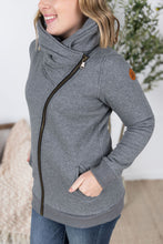 Load image into Gallery viewer, Quinn ZipUp Cowl - Charcoal