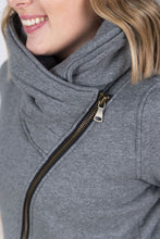 Load image into Gallery viewer, Quinn ZipUp Cowl - Charcoal