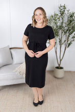 Load image into Gallery viewer, Gracelynn Midi Dress - Black