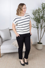 Load image into Gallery viewer, Striped Sweater Top - Ivory