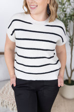 Load image into Gallery viewer, Striped Sweater Top - Ivory