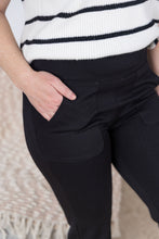Load image into Gallery viewer, Scuba Ankle Bottoms- Black