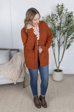 Load image into Gallery viewer, Billie Open Knit Cardigan - Rust