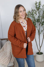 Load image into Gallery viewer, Billie Open Knit Cardigan - Rust