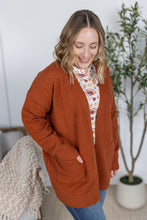 Load image into Gallery viewer, Billie Open Knit Cardigan - Rust