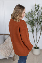 Load image into Gallery viewer, Billie Open Knit Cardigan - Rust