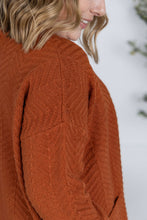 Load image into Gallery viewer, Billie Open Knit Cardigan - Rust