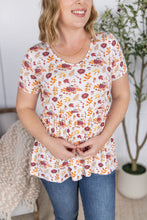 Load image into Gallery viewer, Sarah Ruffle Short Sleeve - Autumn Floral