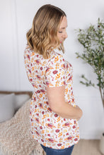Load image into Gallery viewer, Sarah Ruffle Short Sleeve - Autumn Floral