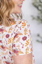 Load image into Gallery viewer, Sarah Ruffle Short Sleeve - Autumn Floral
