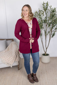 Cori Cardigan - Burgundy