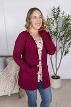 Load image into Gallery viewer, Cori Cardigan - Burgundy