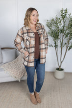 Load image into Gallery viewer, Norah Plaid Shacket - Beige Mix Plaid